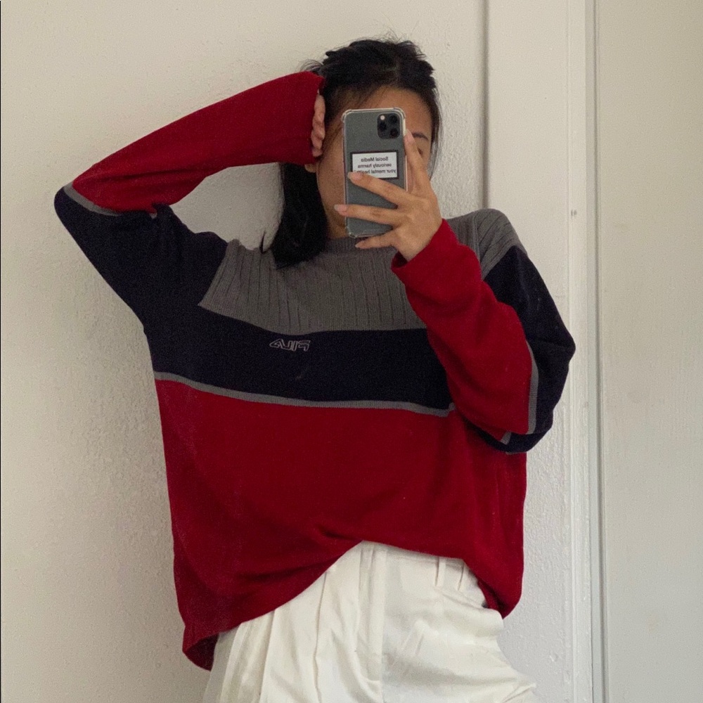 Vintage FILA crewneck knit sweater
